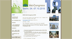 Desktop Screenshot of dvg-vet-congress.de