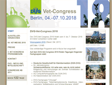 Tablet Screenshot of dvg-vet-congress.de